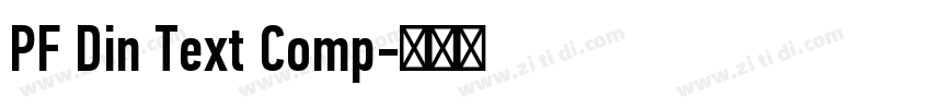 PF Din Text Comp字体转换